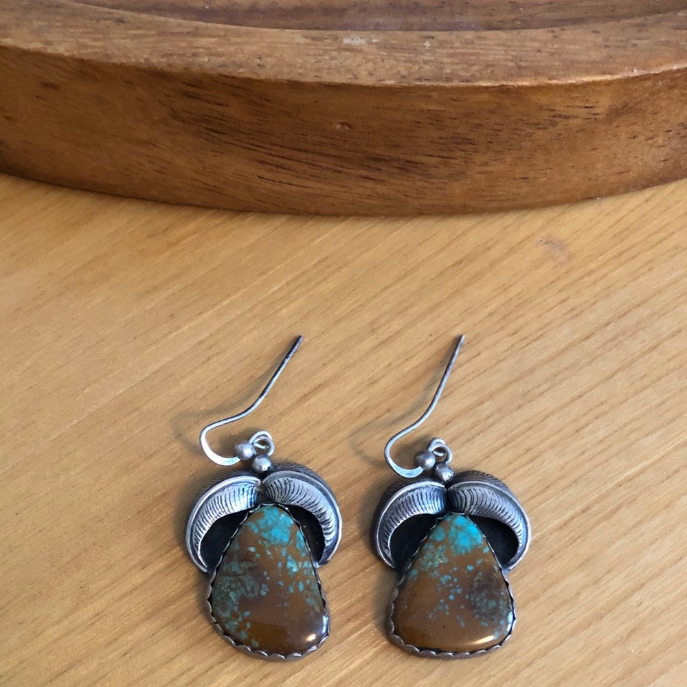 Vintage turquoise earrings